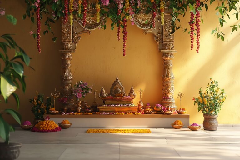 Puja Corner in Small Spaces (1)