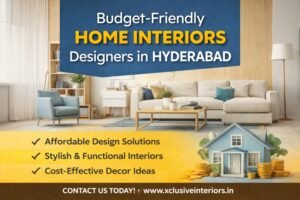 budget friendly home interiors designers in Hyderabad