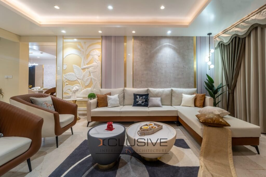 Luxury living room interior in Pune