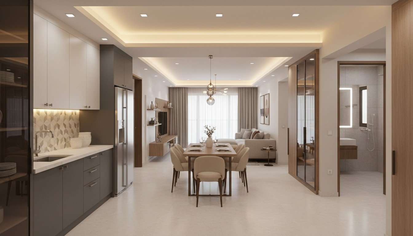 3BHK Interior Cost in India (2026) 3BHK Interior Cost in India (2026)