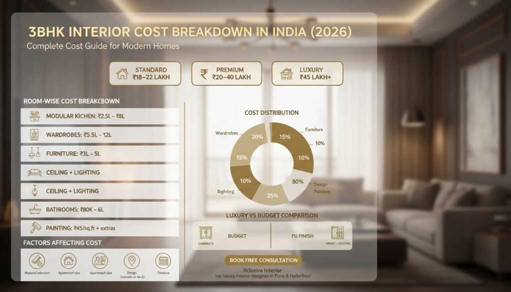 3bhk cost detail infography