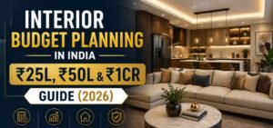 Interior Budget Planning in India The Complete ₹25L, ₹50L & ₹1Cr Guide (2030)