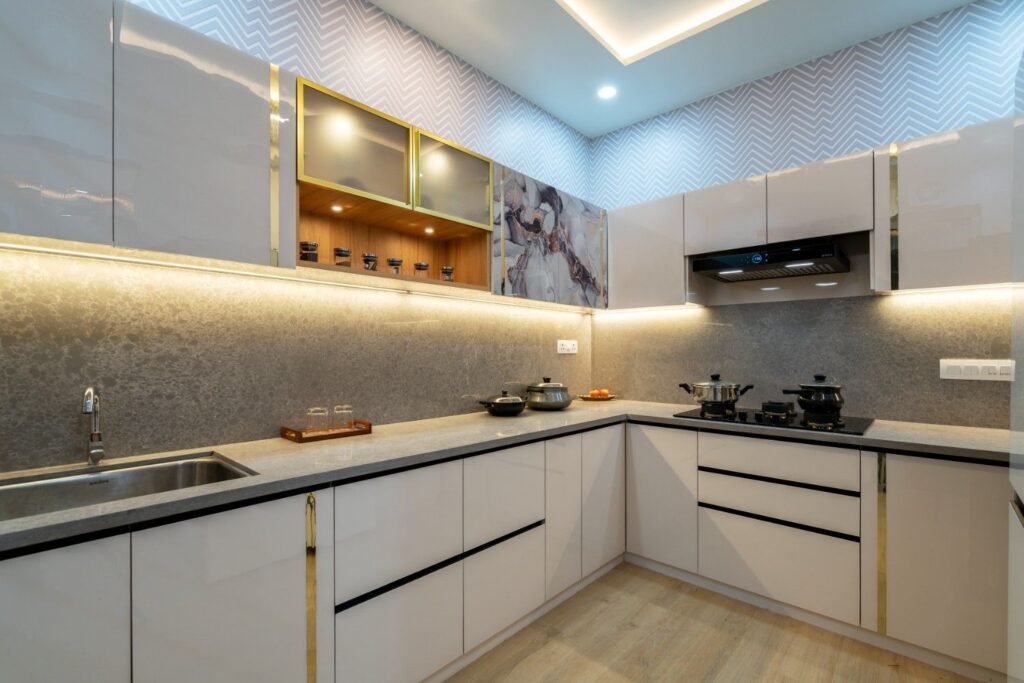 L shap kitchen idia (1)