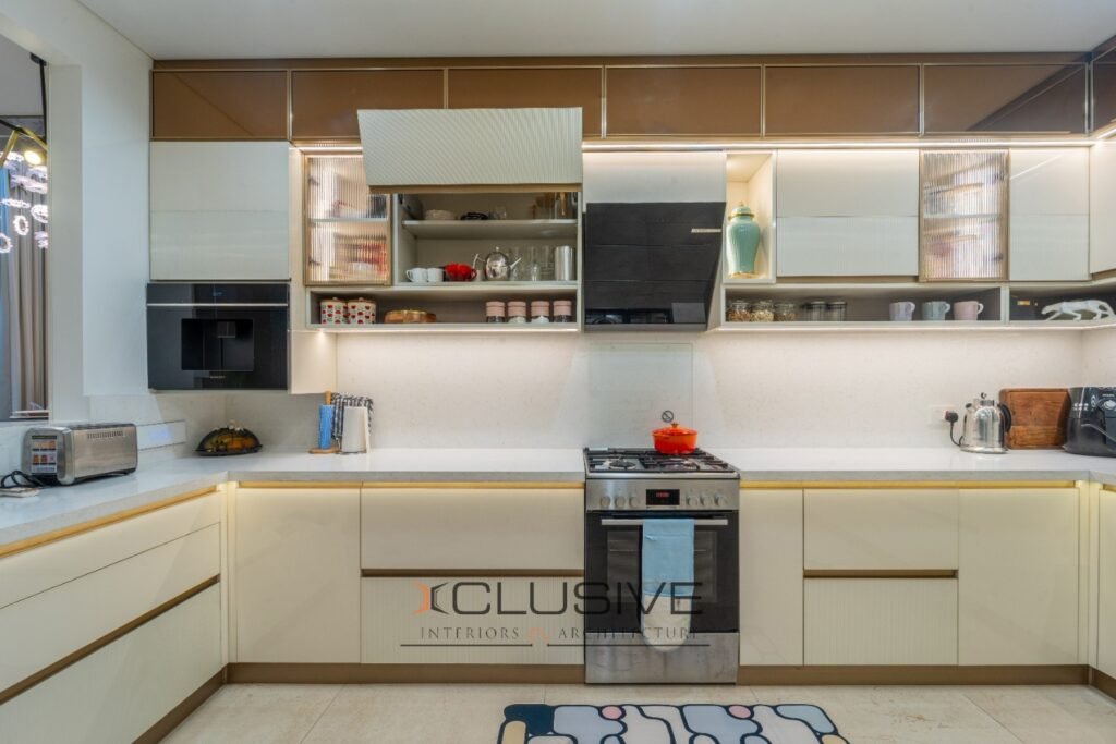 L shape kitchen idia