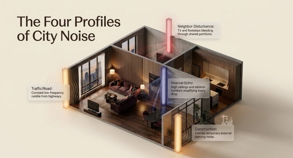 Soundproof interior design 