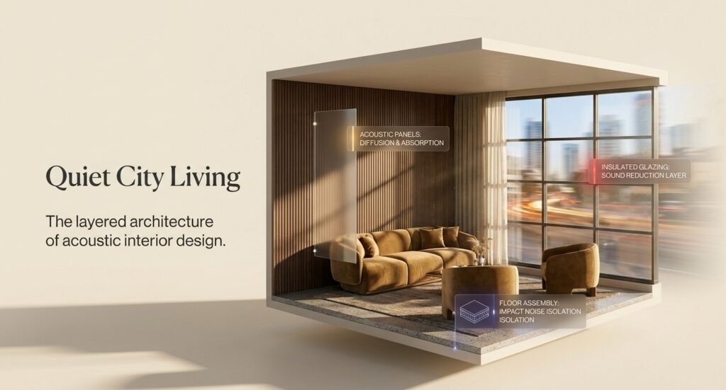 Soundproof interior design