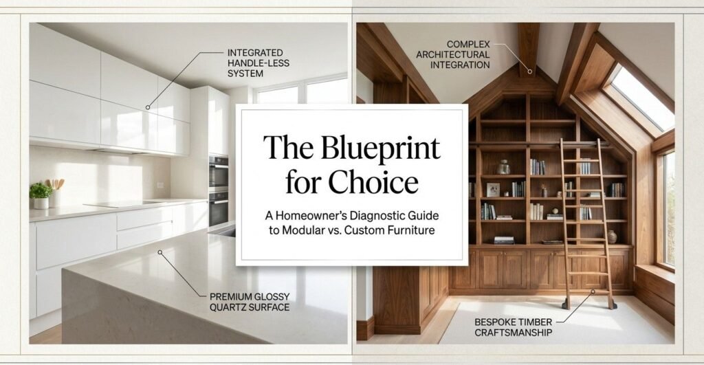 modular vs custom furniture